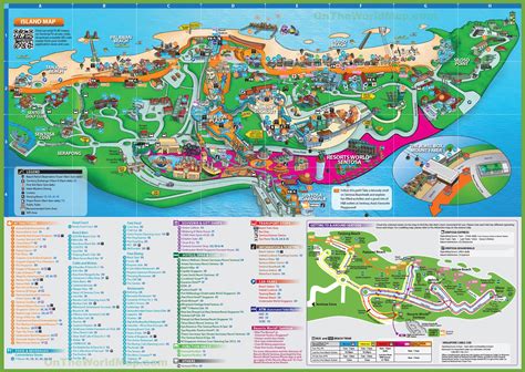 sentosa beach map.